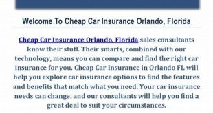 Cheap Auto Insurance in Orlando Florida: Keep Your Car and Wallet Happy!