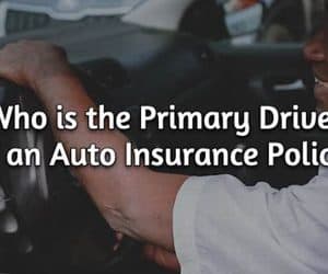 Car Insurance Primary Driver