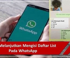 Mengisi Daftar Grup Whatsapp