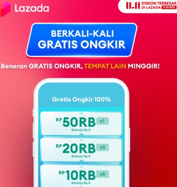 gratis ongkir lazada setiap hari