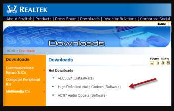 download realtek high definition audio Download dan Instal Realtek High Definition Audio Driver