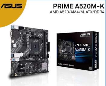 Motherboard ASUS Prime A520M-K: Spesifikasi, Harga, Kompatibilitas, dan Review