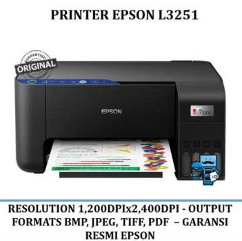 Printer Epson L3251: Harga Terbaru 2025, Spesifikasi Lengkap,  Download Driver, dan Review Printer WiFi All-in-One Terbaik