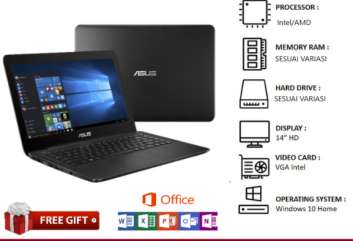 Laptop Asus X453S – Spesifikasi Lengkap, Harga Terbaru 2026, dan Review